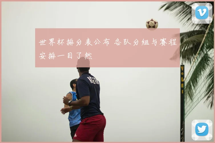 世界杯排分表公布 各队分组与赛程安排一目了然