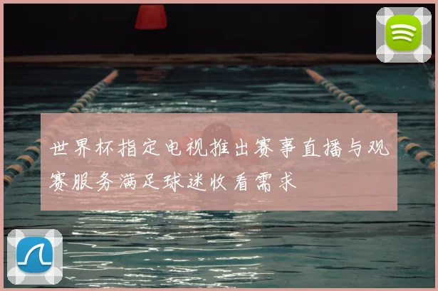 世界杯指定电视推出赛事直播与观赛服务满足球迷收看需求