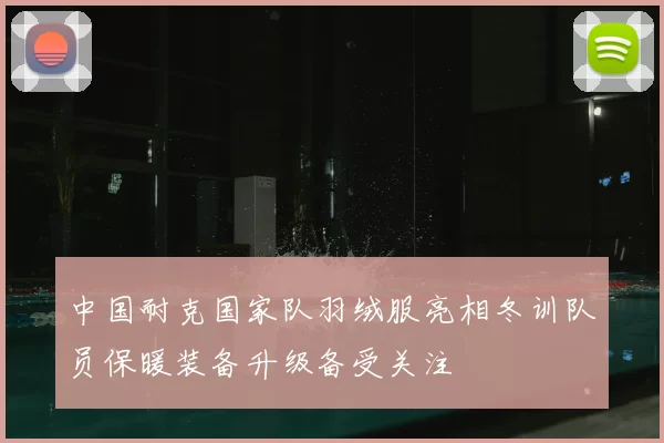 中国耐克国家队羽绒服亮相冬训队员保暖装备升级备受关注